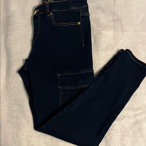 Michael Kors Dark Blue Skinny Jeans with Premium Fit